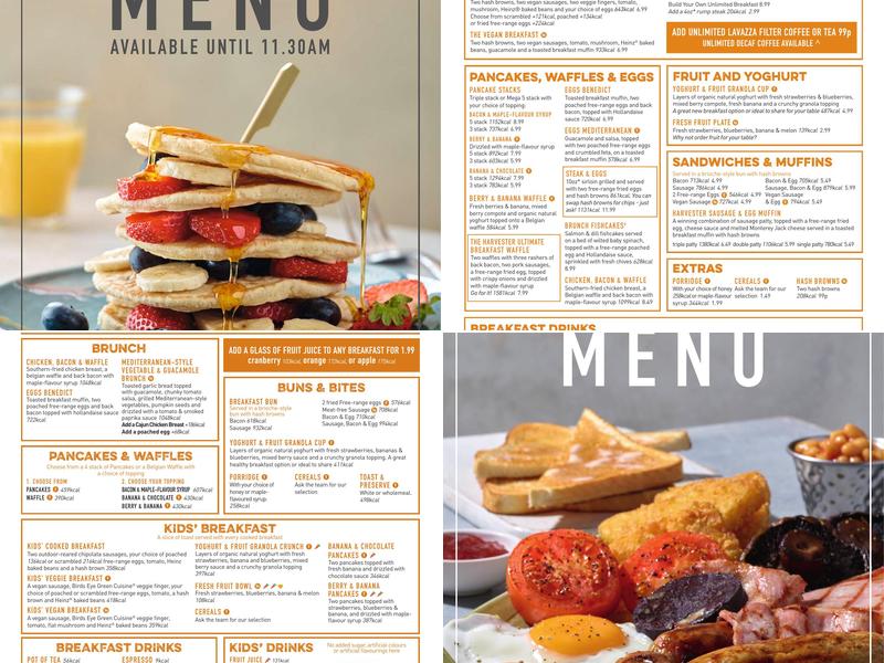 The Three Horseshoes Menu