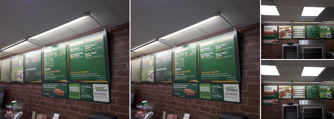 Subway Menu