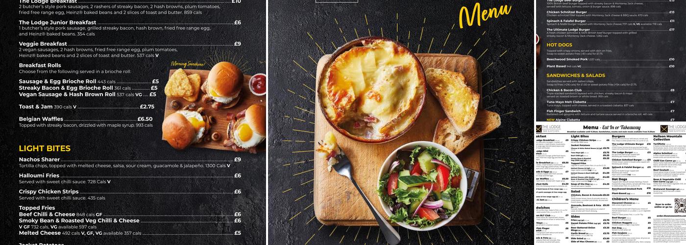 The Snow Centre Menu