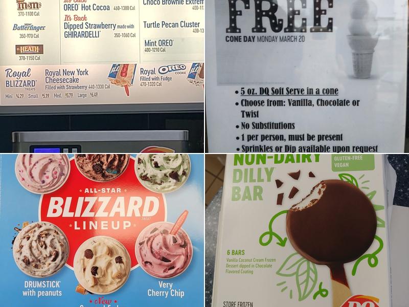Dairy Queen (Treat) Menu