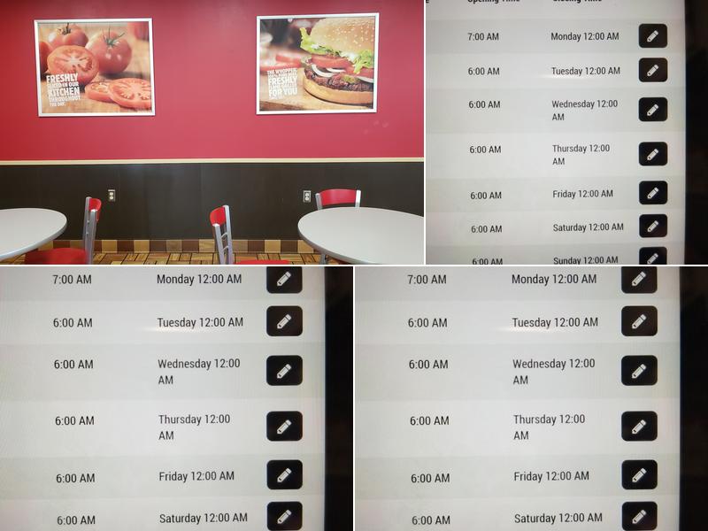 Burger King Menu