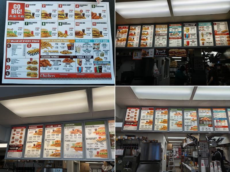 Checkers Menu