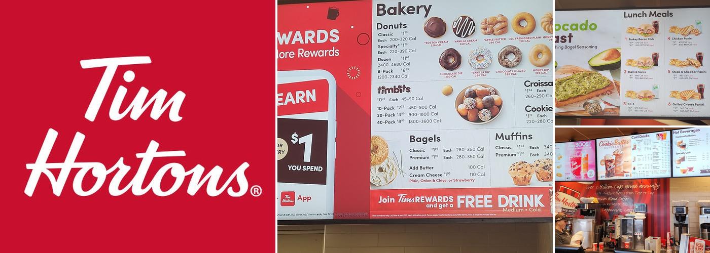 Tim Hortons Menu
