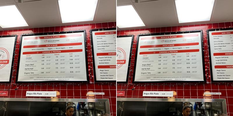 Flame Broiler Menu