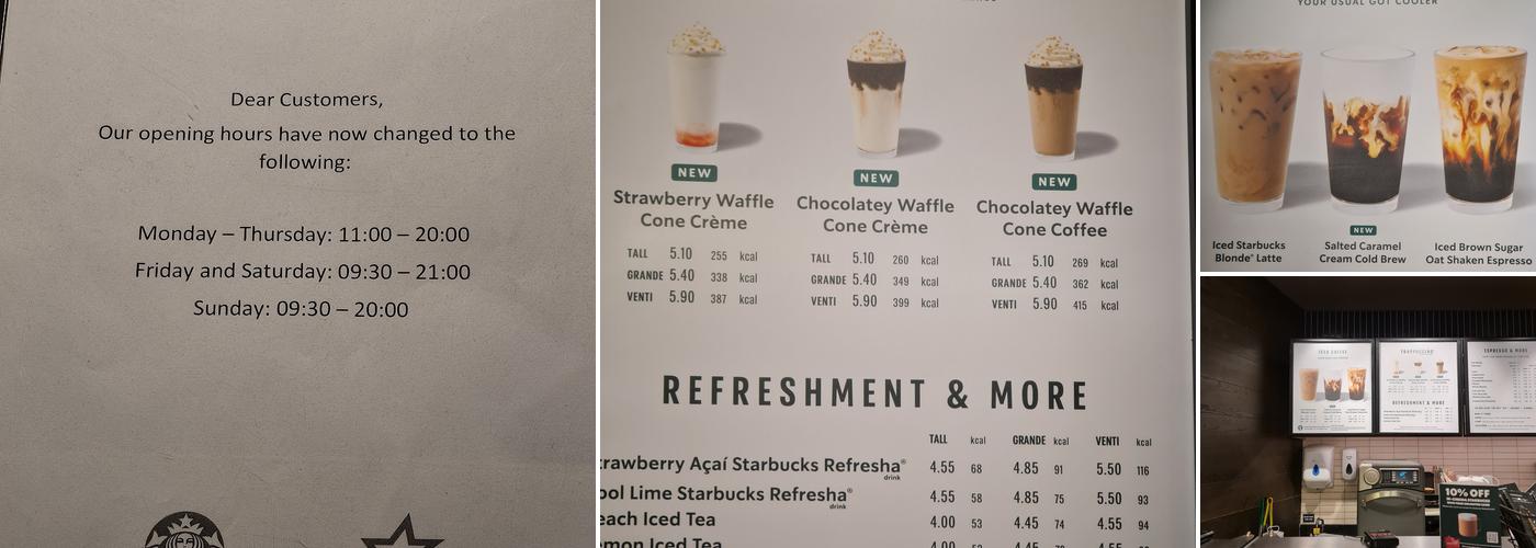 Starbucks Coffee Menu