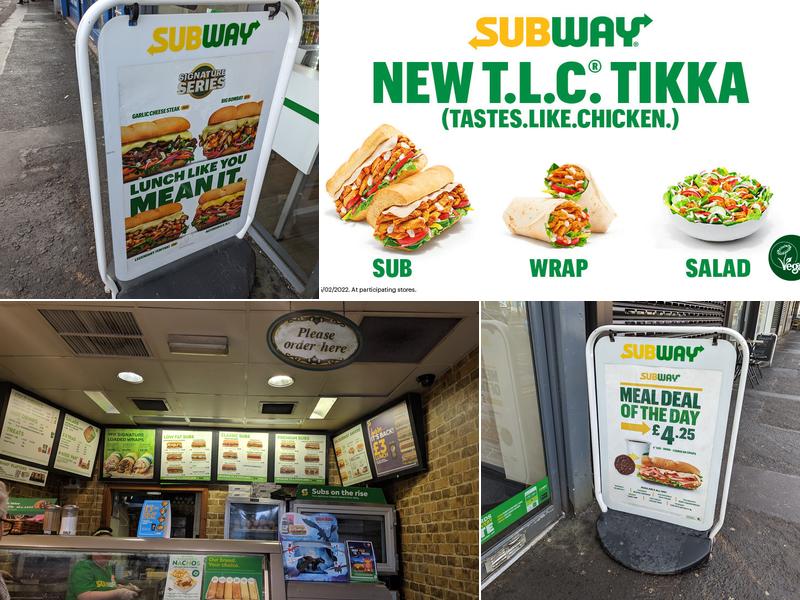 Subway Menu
