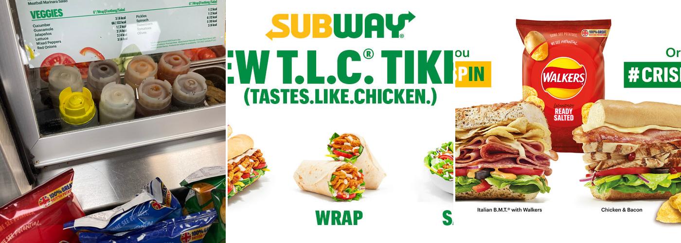 Subway Menu