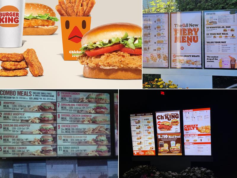 Burger King Menu