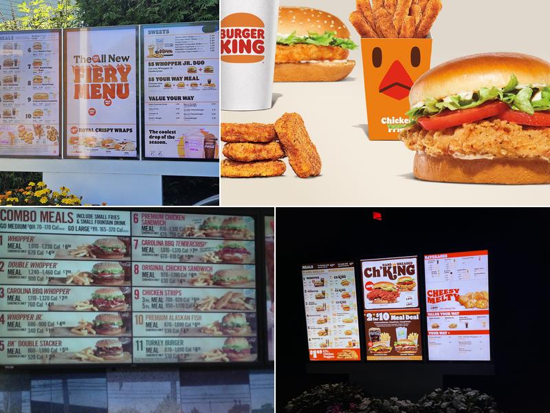 Burger King Menu
