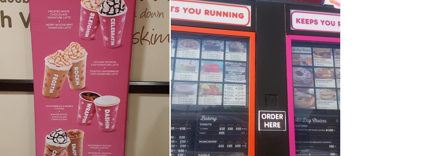 Dunkin' Menu