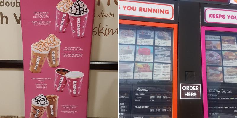 Dunkin' Menu