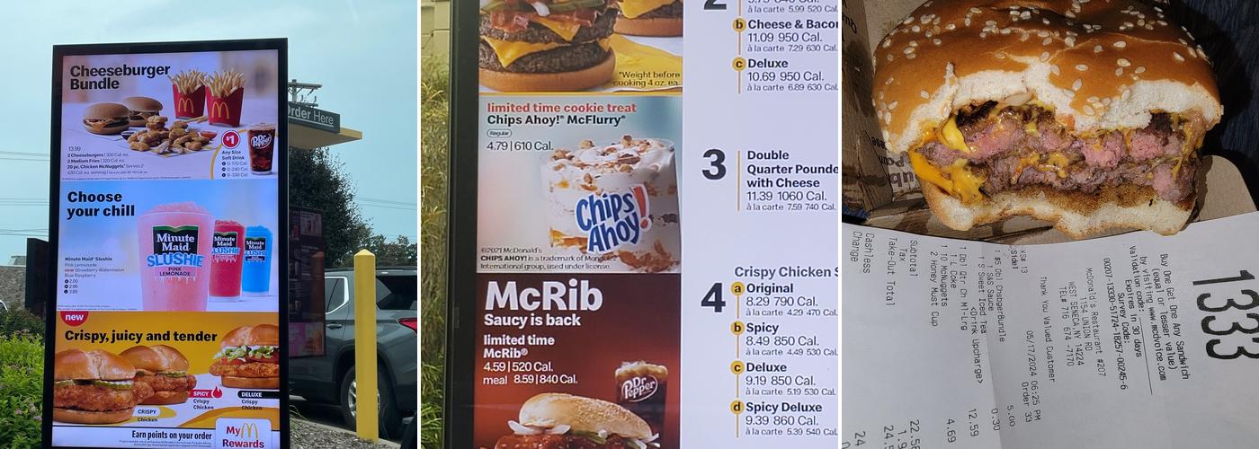 McDonald's Menu