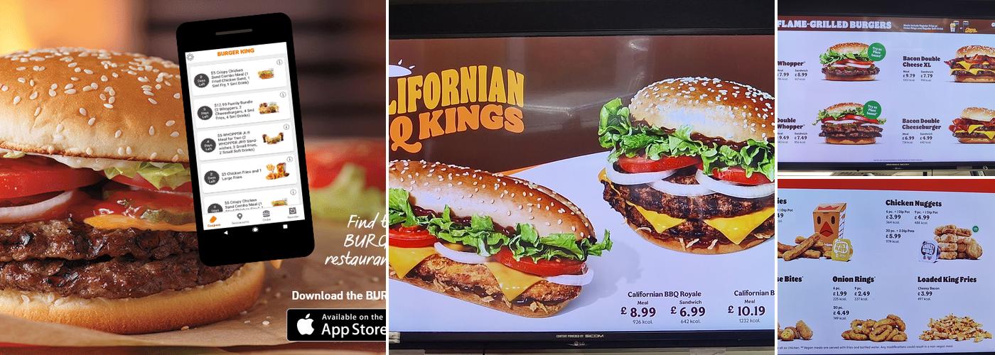 Burger King Menu