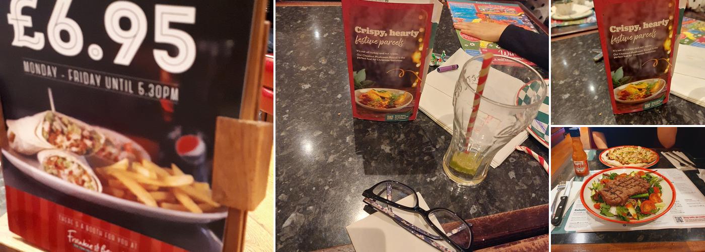 Frankie & Benny's Menu