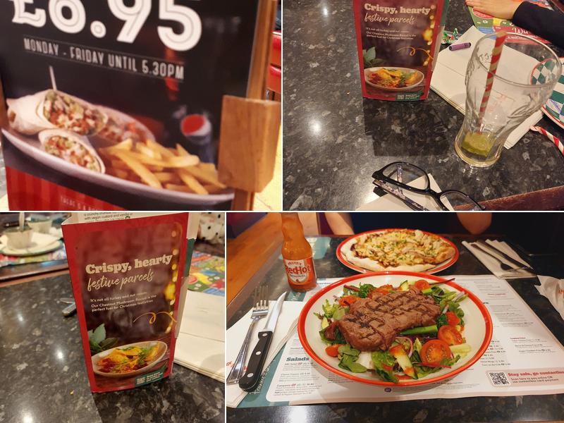 Frankie & Benny's Menu