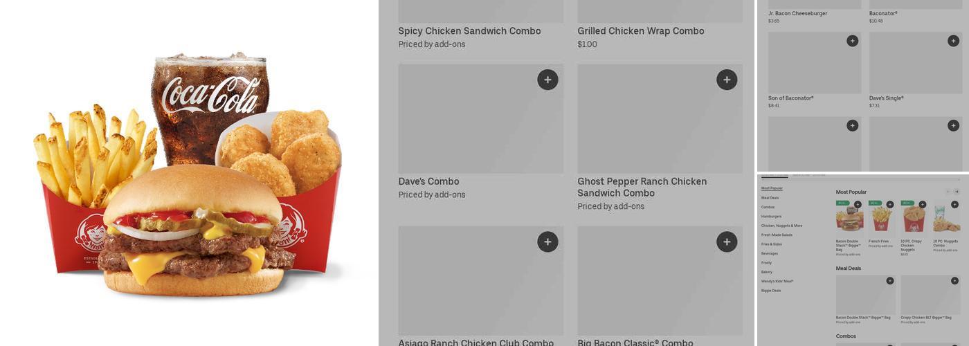 Wendy's Menu