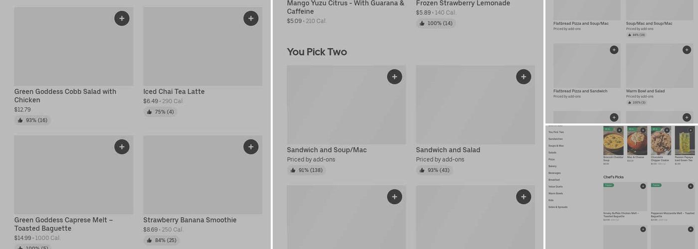 Panera Bread Menu