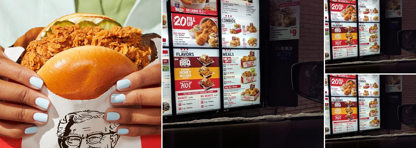 KFC Menu