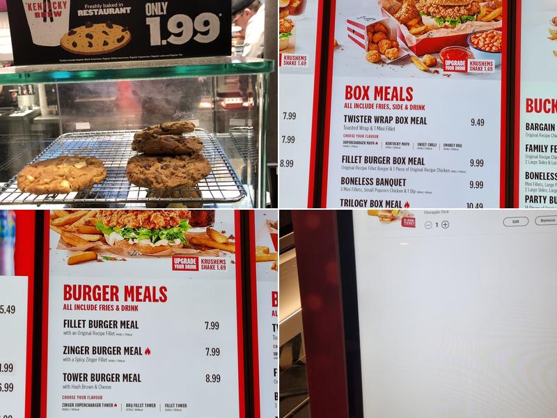 KFC Edinburgh - St Andrews Street Menu