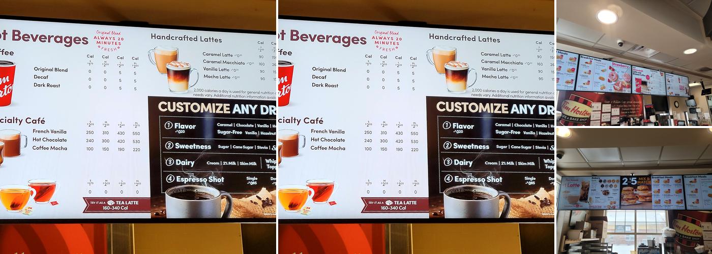Tim Hortons Menu