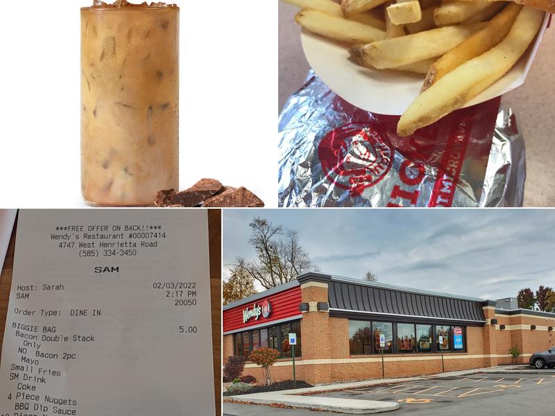 Wendy's 4747 W Henrietta Rd, Henrietta