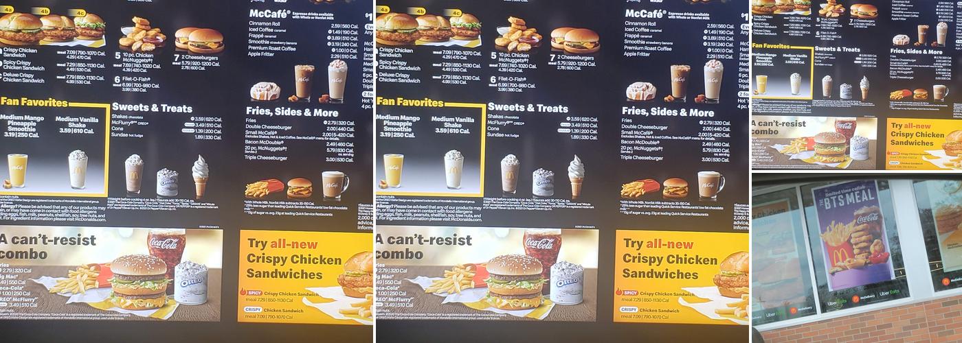 McDonald's Menu