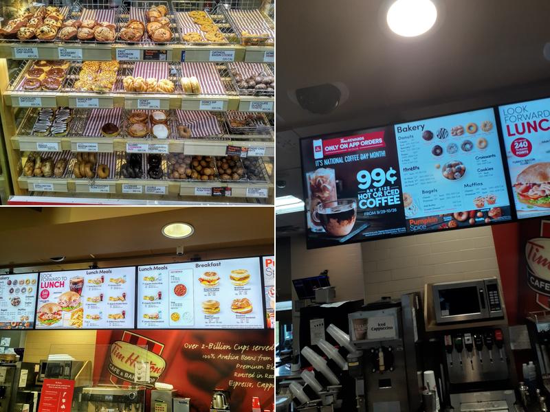 Tim Hortons Menu