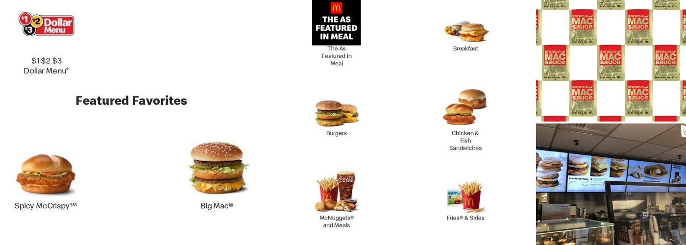 McDonald's Menu