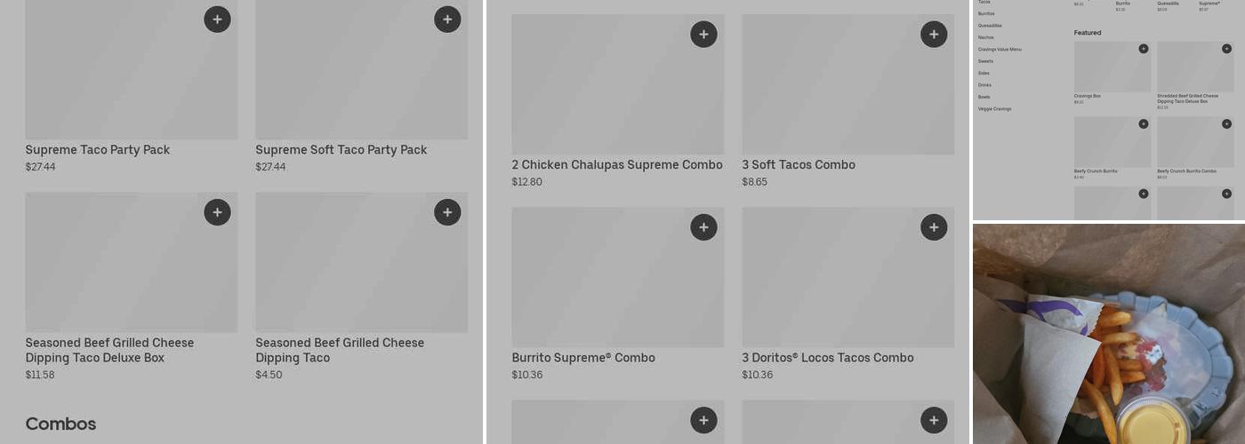 Taco Bell Menu