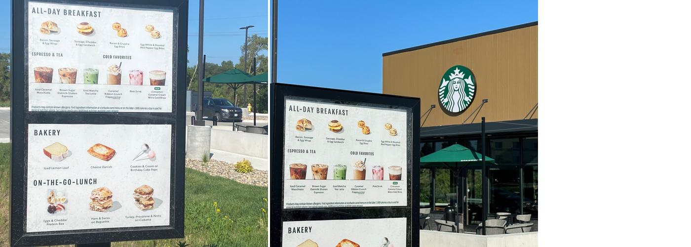 Starbucks Menu