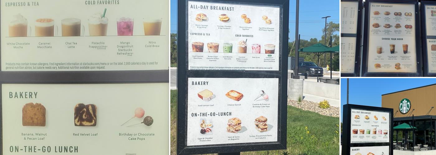 Starbucks Menu