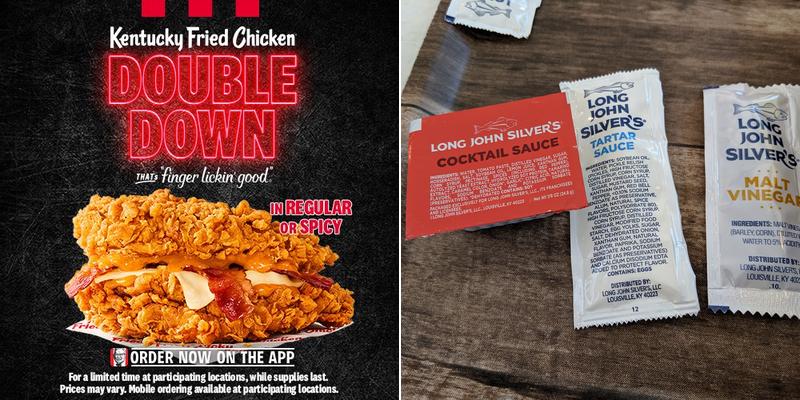 KFC Menu