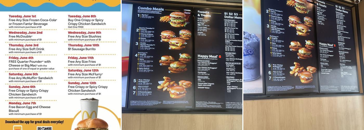 McDonald's Menu