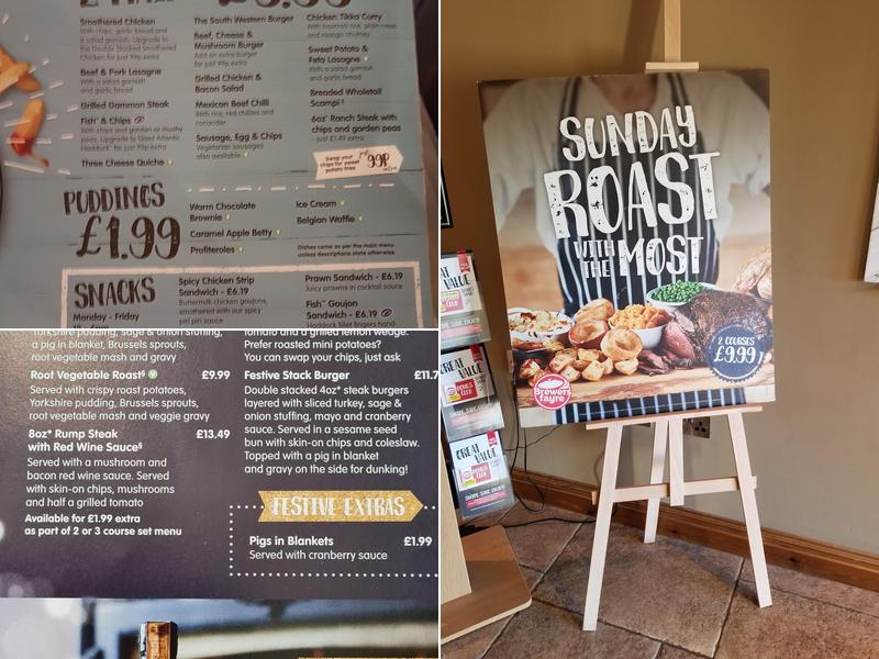 Abergavenny Brewers Fayre Menu