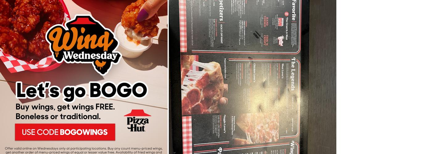 Pizza Hut Menu