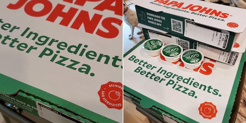 Papa Johns Pizza Menu