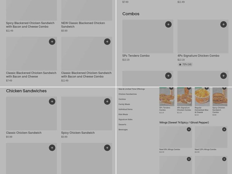 Popeyes Louisiana Kitchen Menu