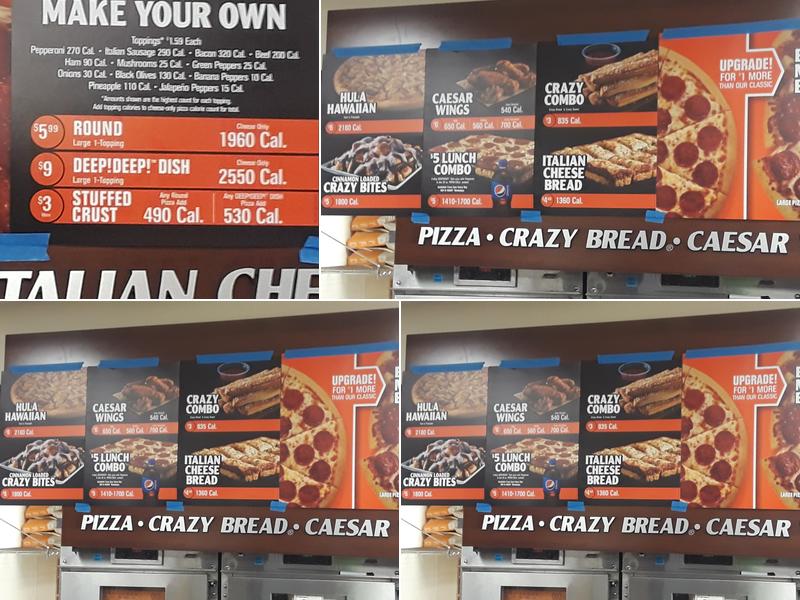 Little Caesars Pizza Menu