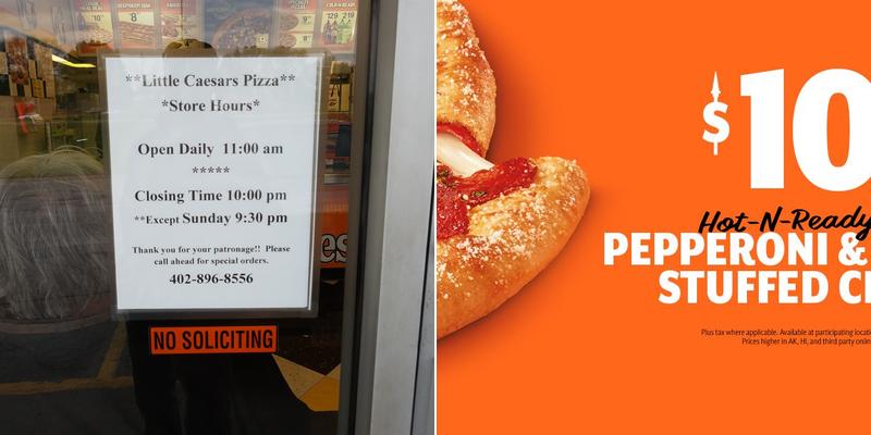 Little Caesars Pizza Menu