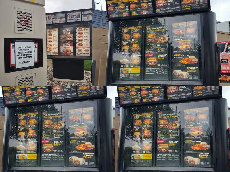 Hardee’s Menu