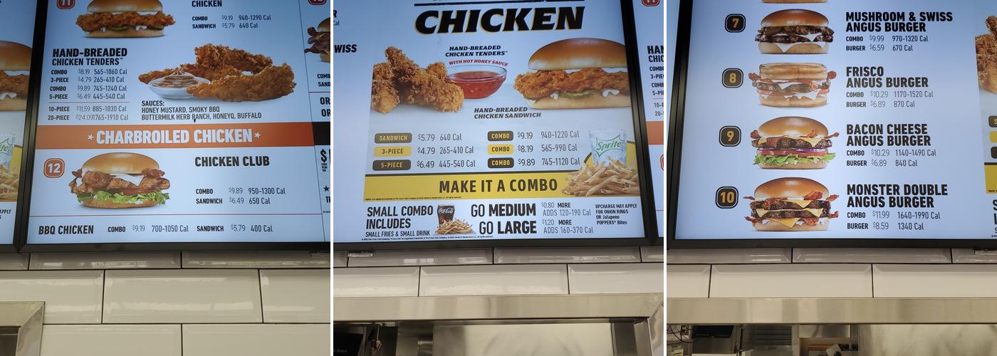 Hardee's Menu