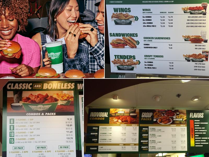 Wingstop Menu