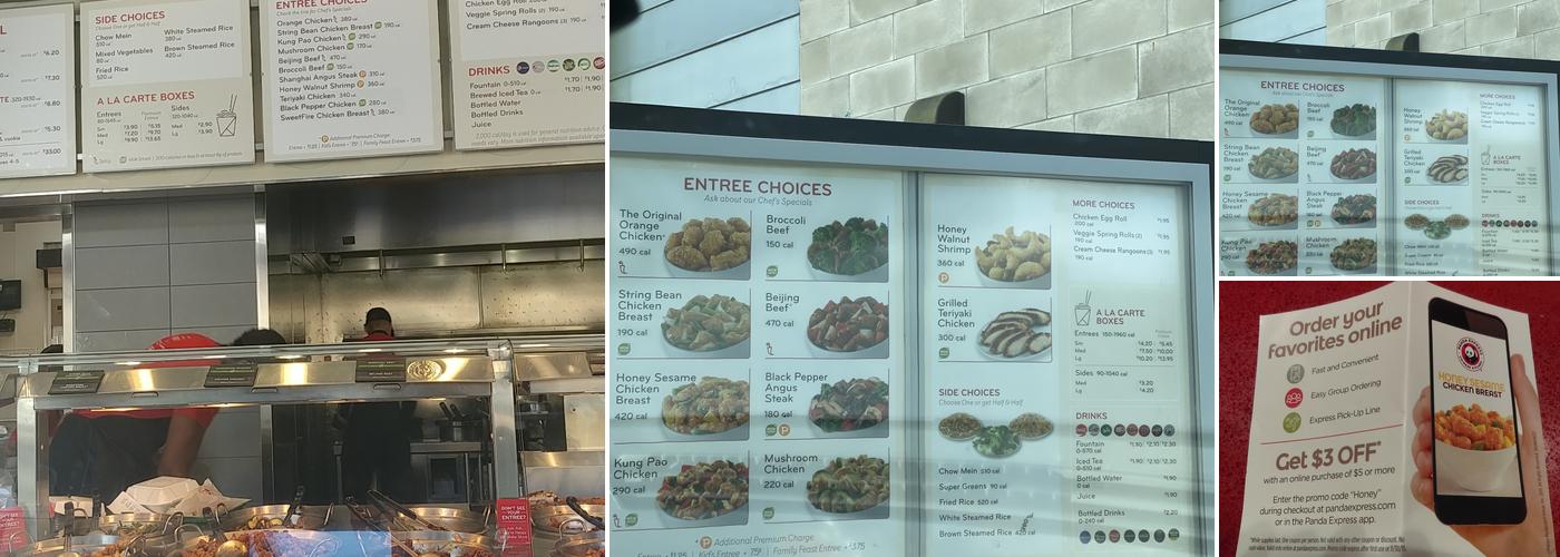 Panda Express Menu
