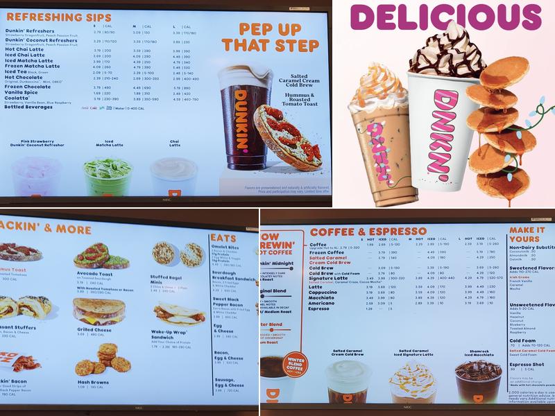 Dunkin' Menu