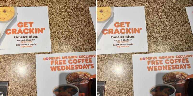 Dunkin' Menu