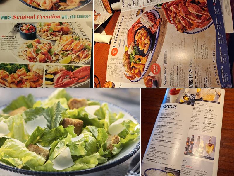 Red Lobster Menu