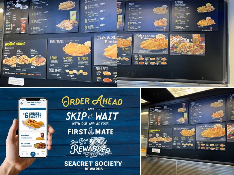 Long John Silver's Menu