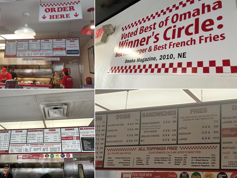 Five Guys Menu