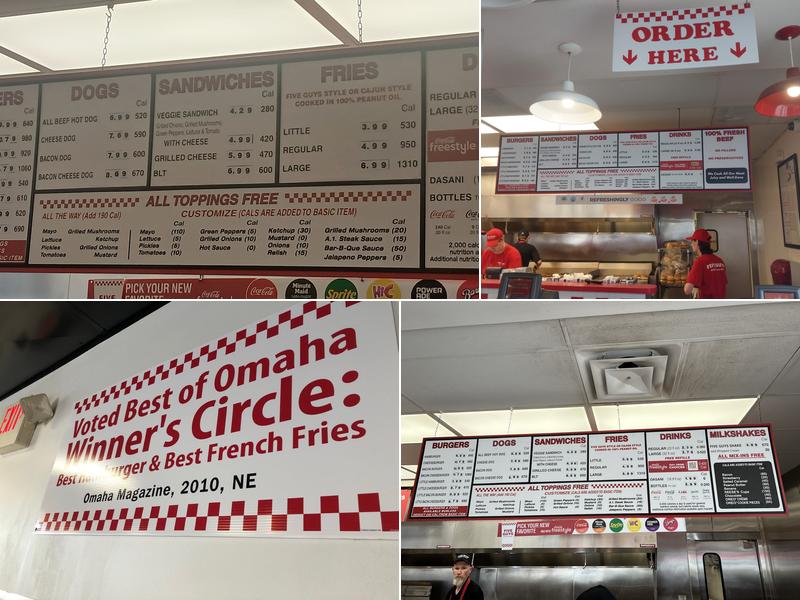 Five Guys Menu