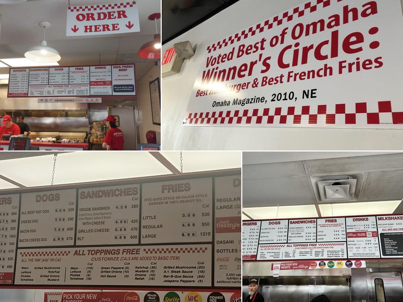Five Guys Menu